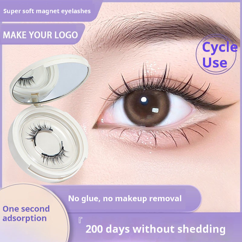 One-piece Mom Girl Style Soft Magnetic Suction Eyelash